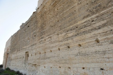 The castle of Alcalá in Mula