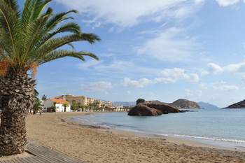 The church of Nuestra Señora de la Asunción in the Bahía district of Puerto de Mazarron