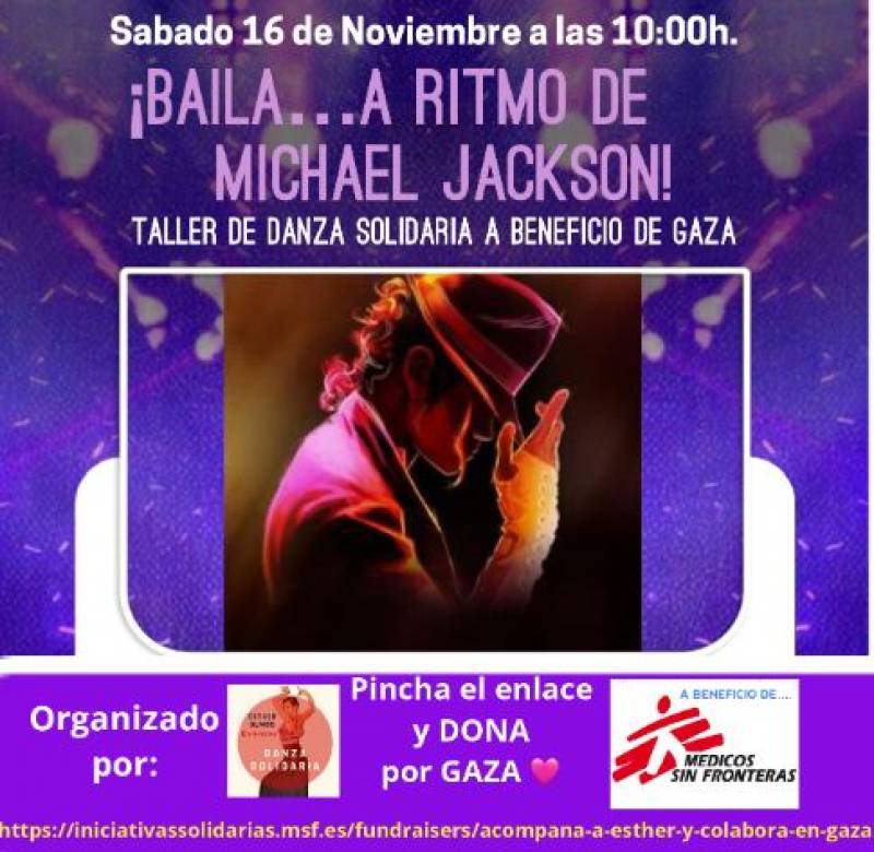 November 16 Michael Jackson dance workshop in La Manga