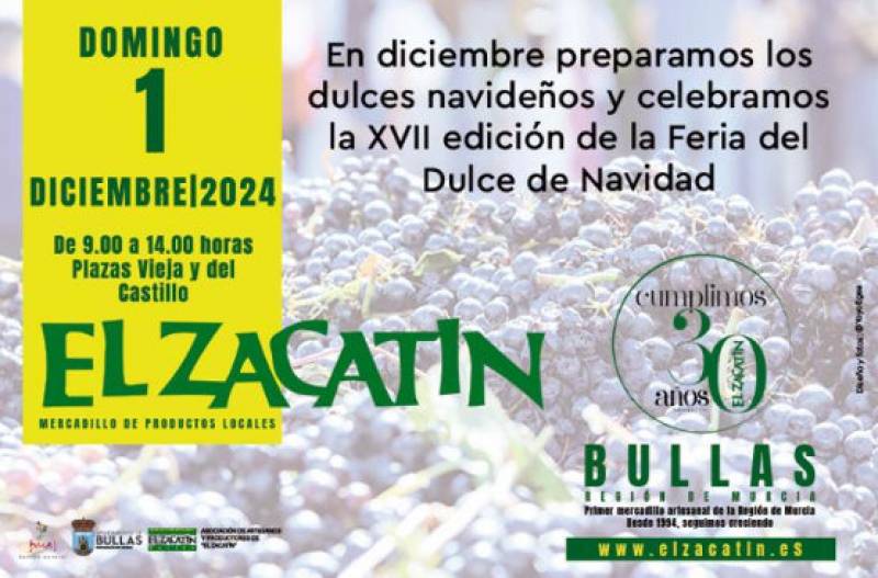 December 1 Christmas treats take centre stage at the El Zacatin arts and crafts market in Bullas