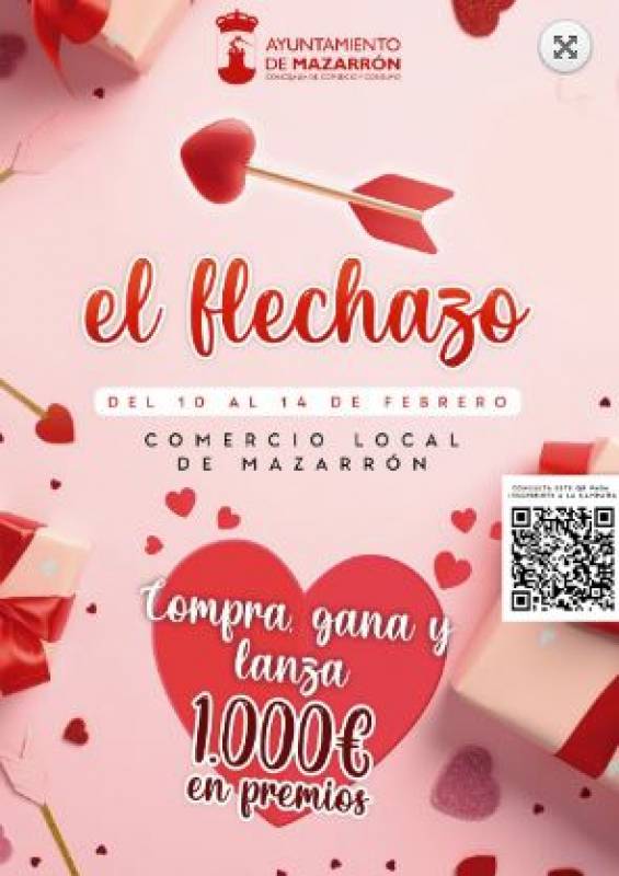 Fun and prizes await in Mazarrón's Valentine's Day shopping campaign