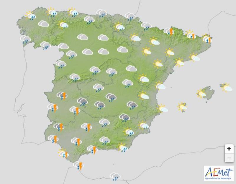 Wave of storms descends this week: Spain weather forecast March 10-13