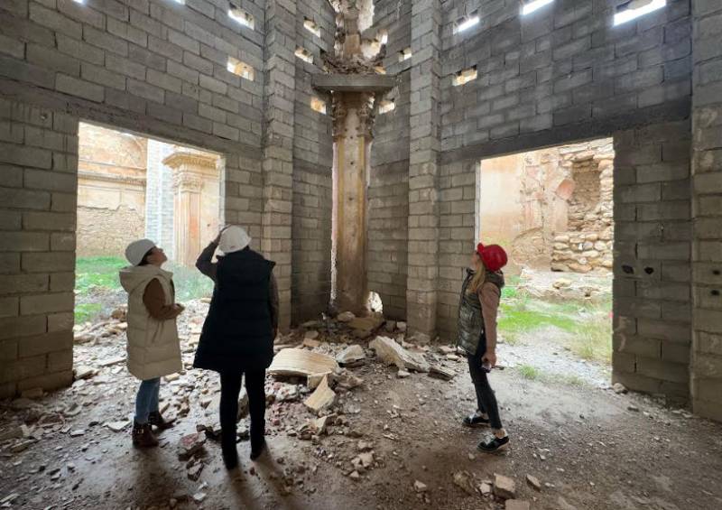 The church of San Juan in Lorca requires urgent repair after recent rain damage