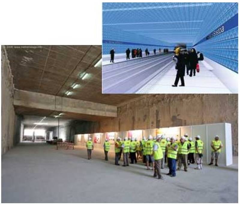 Roman remains unearthed during Málaga metro works