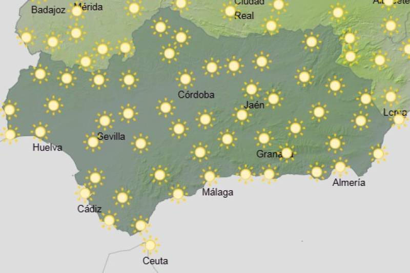 Andalucía weekend weather forecast June 26-29: Highs over 40ºC inland and strong Levante winds in the Strait