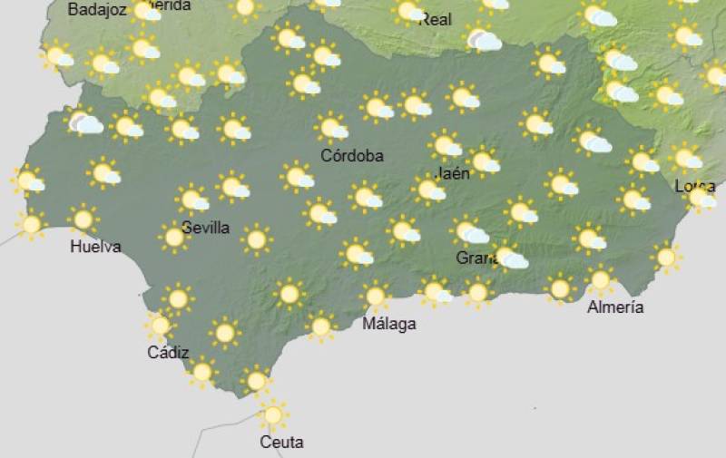Andalucía weekend weather forecast June 26-29: Highs over 40ºC inland and strong Levante winds in the Strait