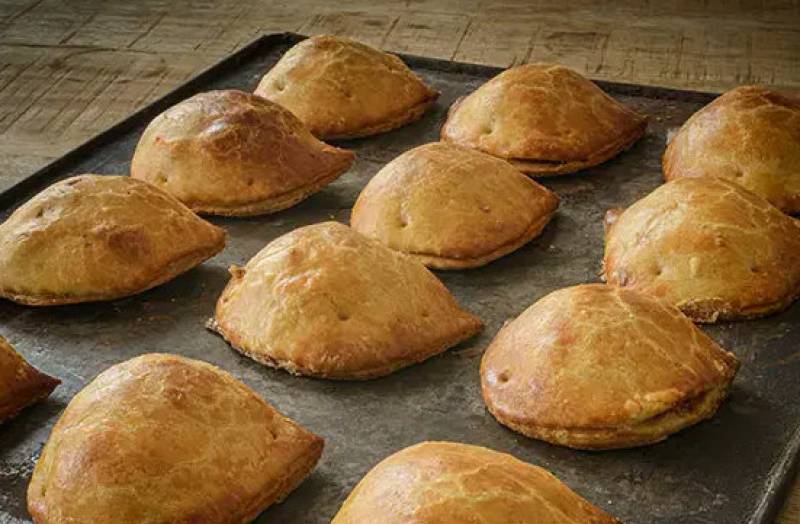 Empanada de patata, one of the gastronomic favourites of Jumilla