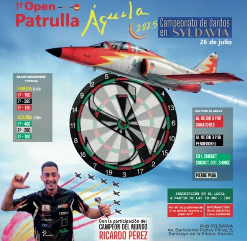 July 26 Patrulla Aguila darts championship in Santiago de la Ribera