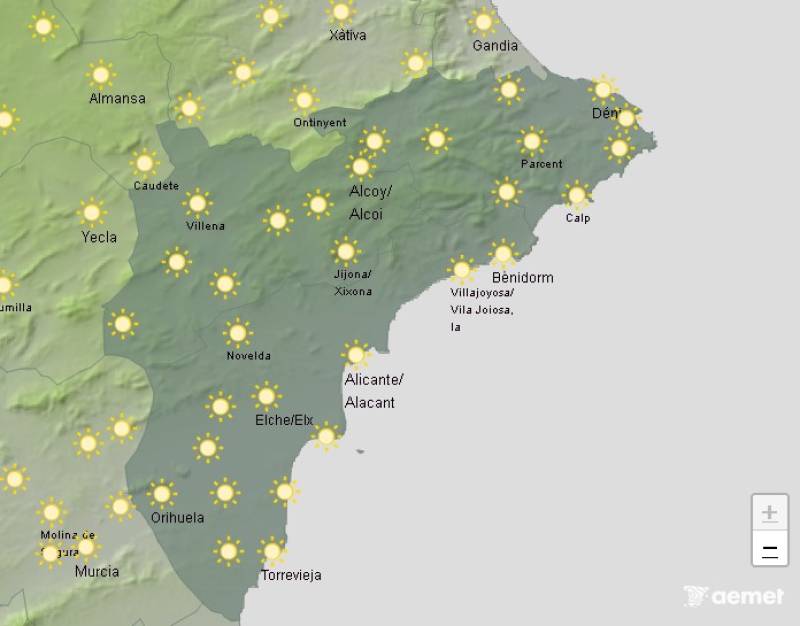 Hotter days and stuffy nights: Alicante weather forecast August 4-7