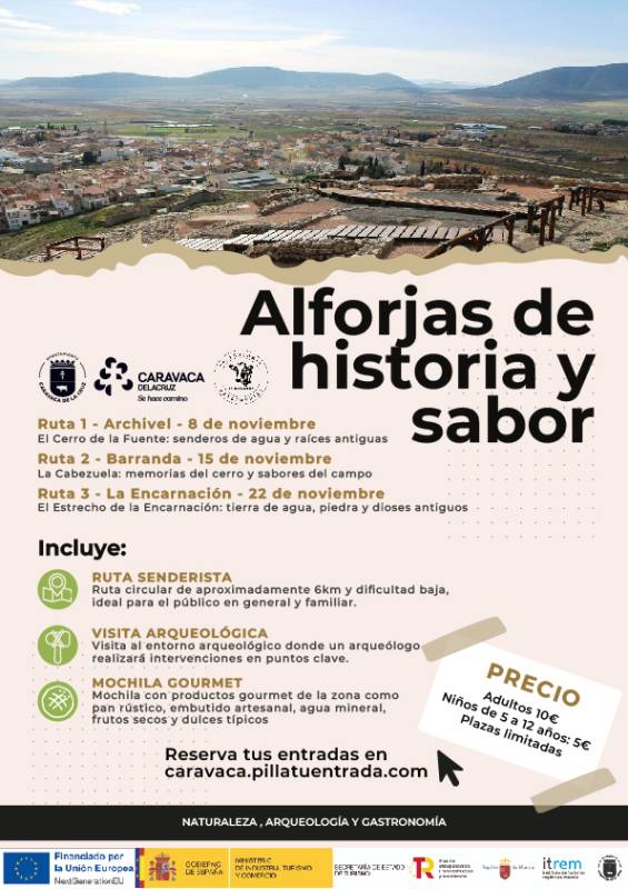 November 22 Hiking, archaeology and lunch in the Caravaca village of La Encarnación