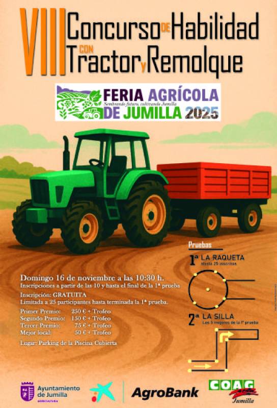 November 14 to 16 Agricultural fair in Jumilla