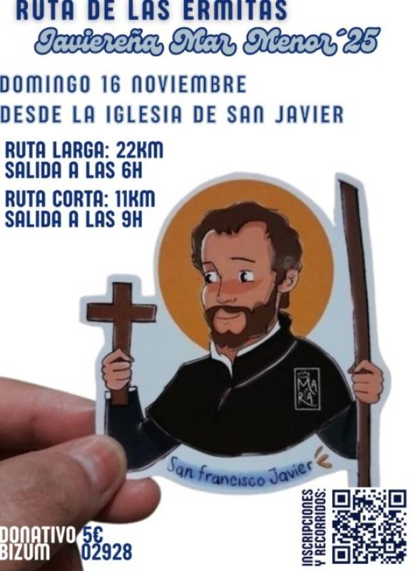 November 16 Annual hiking route to all the churches of San Javier