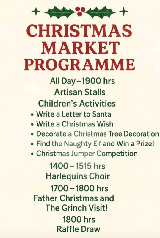 November 30 Christmas market at the Spanish Village, Hacienda del Álamo