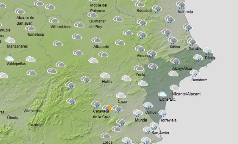 Bright days with some weekend rain: Alicante forecast December 11-14