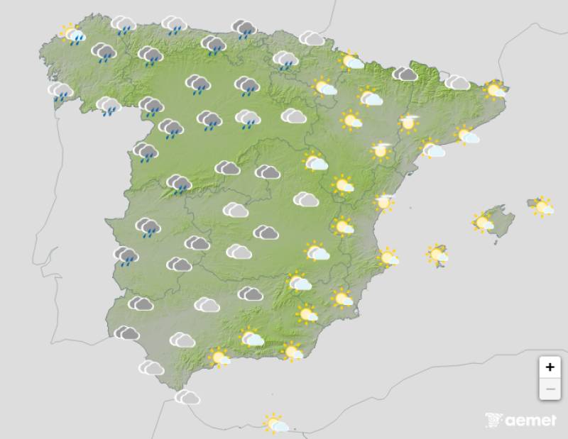 Wind drops, but so do temperatures: Spain weather forecast January 12-15