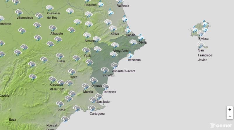 February kicks off with wind alerts and more rain: Alicante weather forecast February 2-5