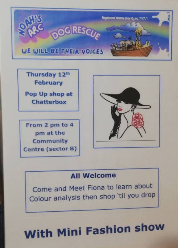 February 12 Camposol charity pop-up shop and fashion show