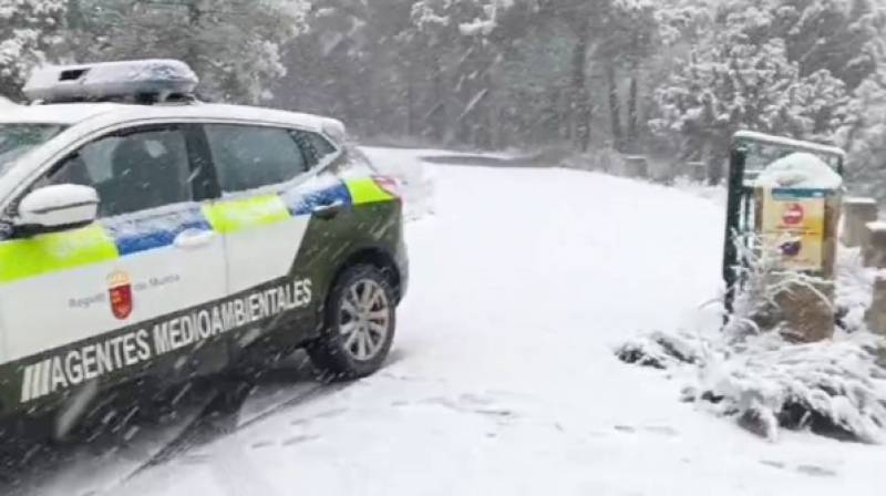 Murcia wind and snow warnings upgraded to serious risk level