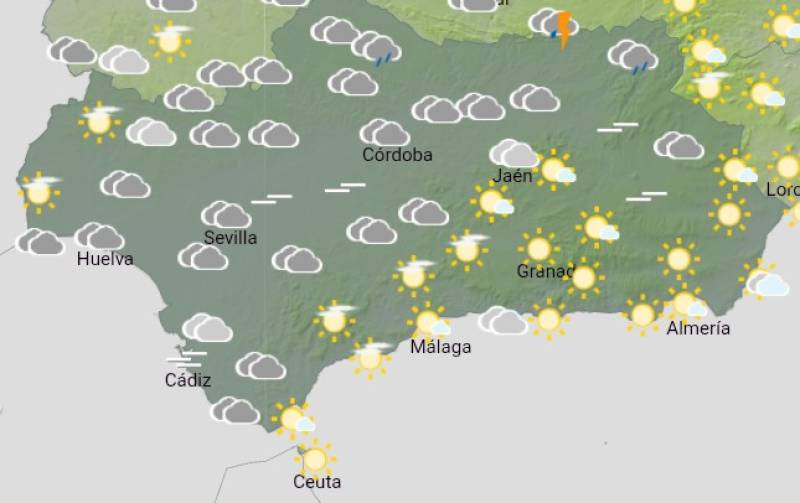 Andalucía weekly weather forecast March 9-12: Chilly start, then brighter and milder
