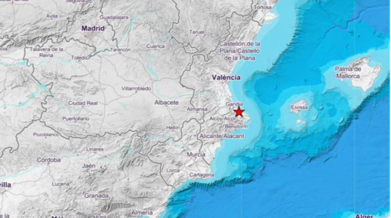 Minor earthquake shakes Oliva on the Valencia coast