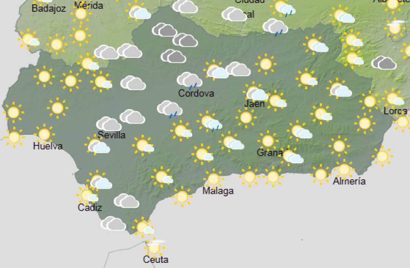 Andalucía weekly weather forecast May 4-7: Mostly dry, warmer and brighter