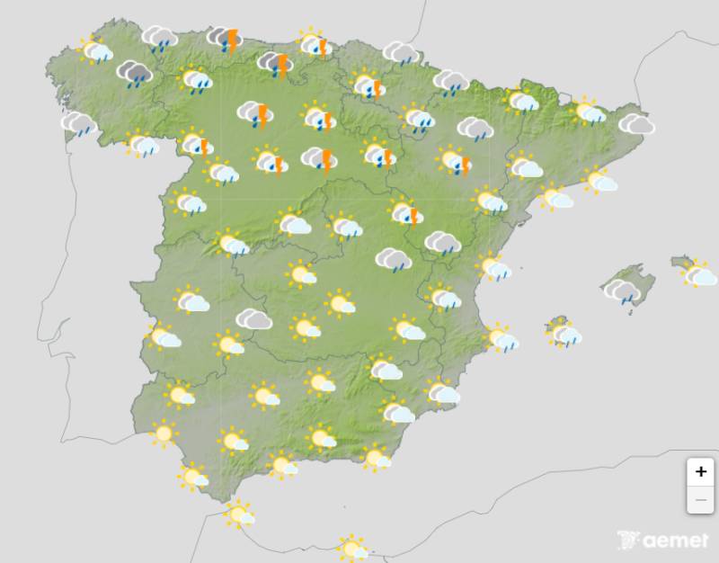 Temperatures plummet as storms approach: Spain weather forecast May 7-10