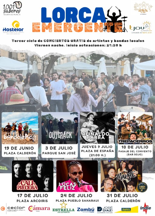 July 10 Free concert by Trepacerros in Lorca