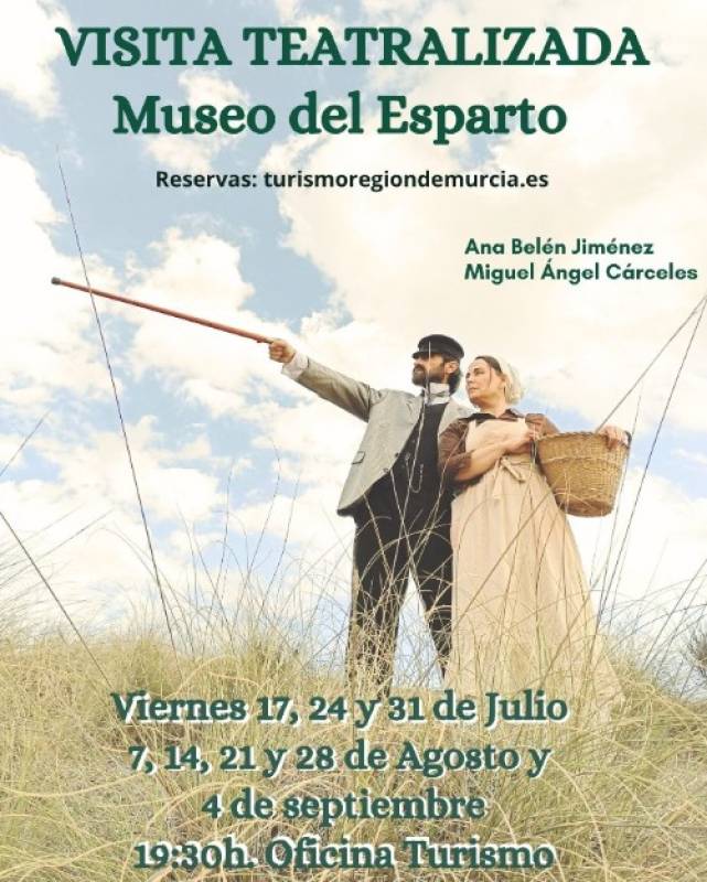 August 7 Free dramatized visit to the esparto grass museum of Aguilas