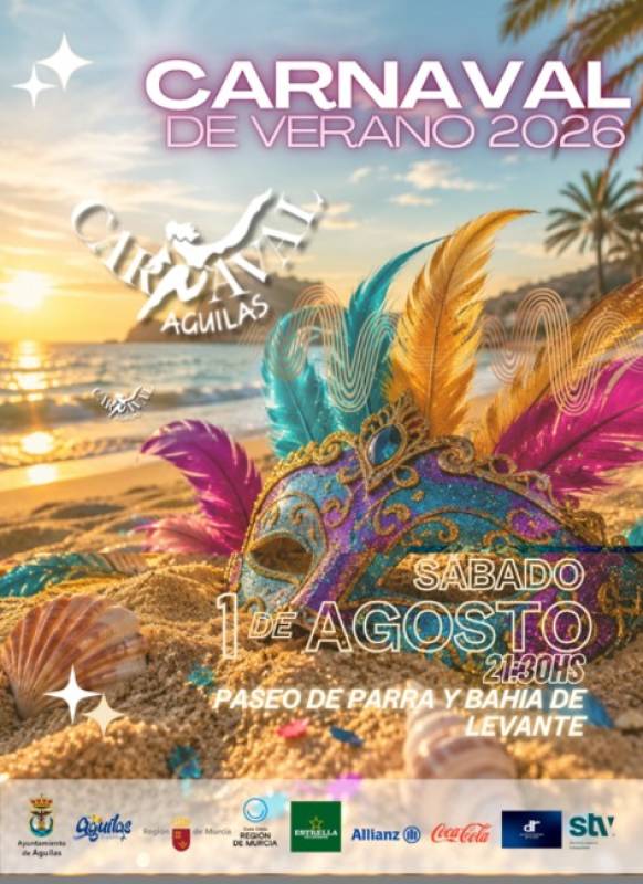August 1 Summer Carnival parade in Águilas