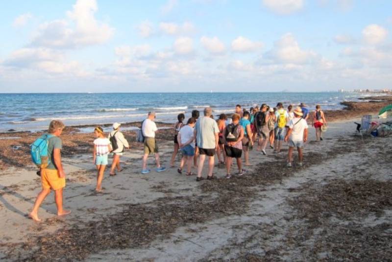 August 9 Free guided walk to see the Posidonia seagrass on the beach of El Mojón in San Pedro del Pinatar