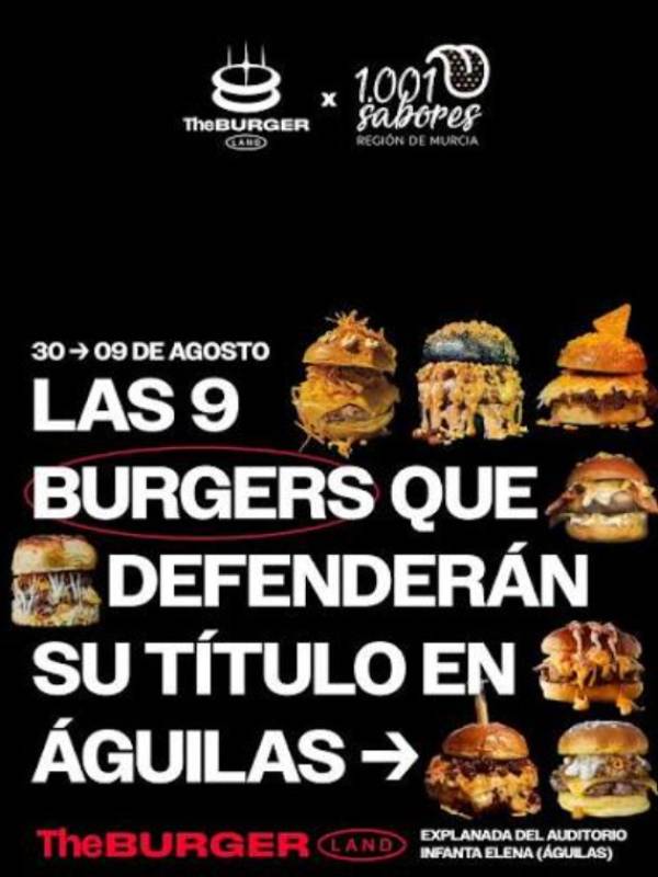 July 30 to August 9 The Burger Land returns to Águilas