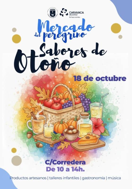 October 18 The flavours of autumn at the Pilgrims Market in Caravaca de la Cruz!